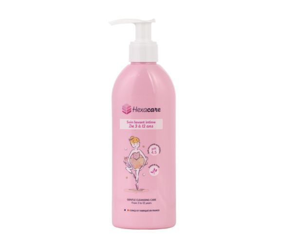 Soin lavant intime de 3 à 12ans Hexacare - flacon-pompe de 200ml