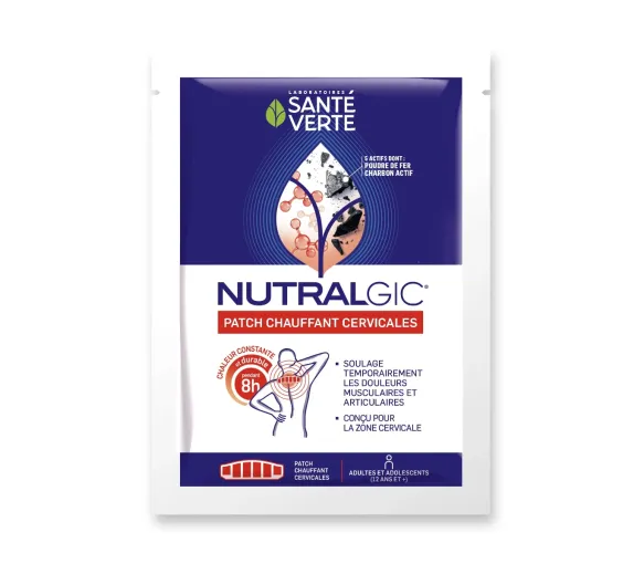 Nutralgic patch chauffant cervicales Santé Verte - 2 patchs - image 1