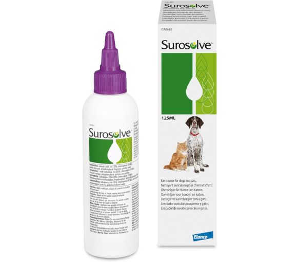 Surosolve nettoyant auriculaire Elanco - flacon de 125ml