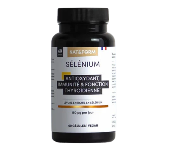 Sélénium Nat&Form - pot de 60 gélules