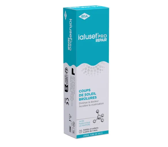 Laluset pro repair coups de soleil brûlures Ibsa - tube de 100g