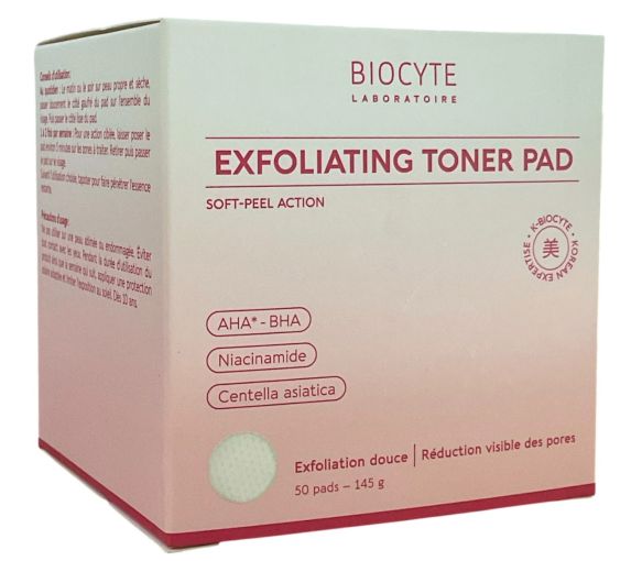 Toner pad exfoliation douce Biocyte - 50 pads - image 1