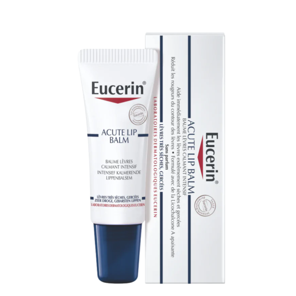 Baume lèvres calmant Eucerin - tube de 10 ml