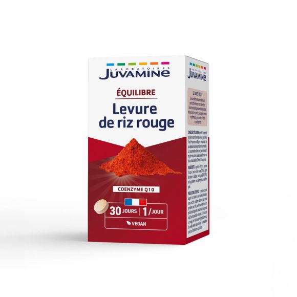 Levure de Riz Rouge Juvamine - boîte de 30 comprimés