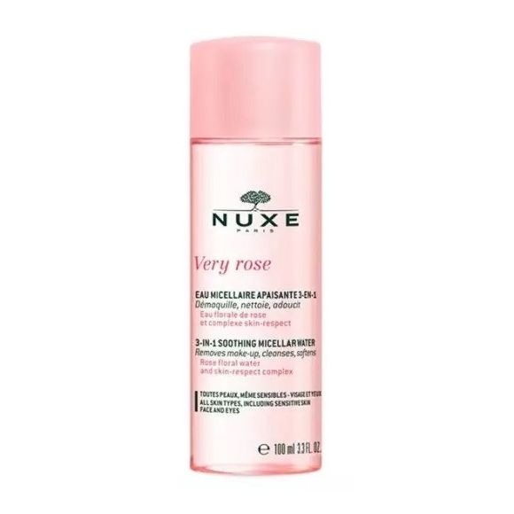Very Rose eau micellaire apaisante 3en1 Nuxe - flacon de 100ml 