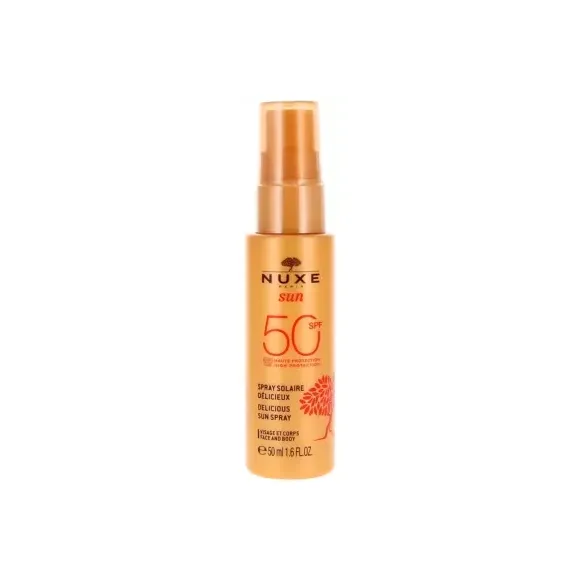 Spray solaire délicieux sun SPF50 Nuxe - spray de 50ml