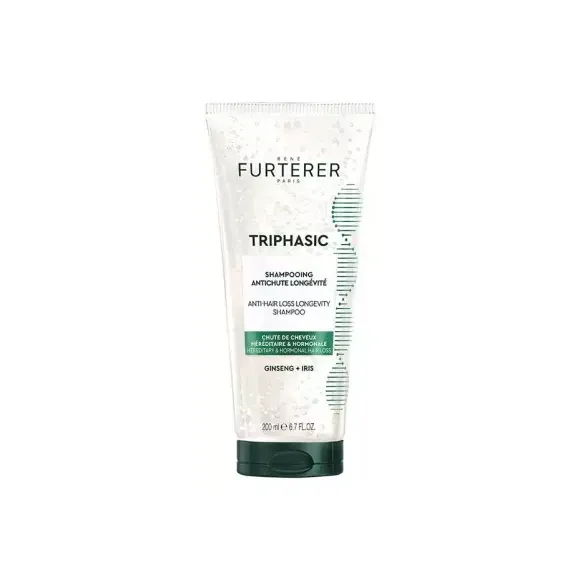 Triphasic shampooing antichute longévité René Furterer - tube de 200ml