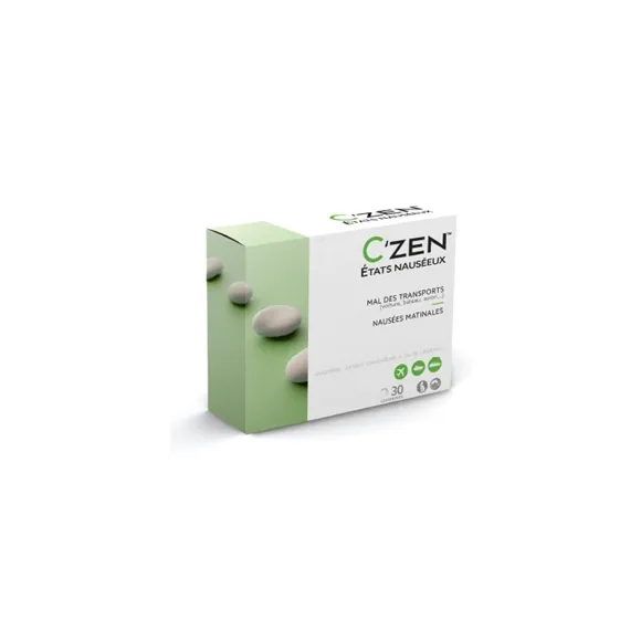 C'Zen Etats nauséeux Bausch lomb - boite de 30 comprimés