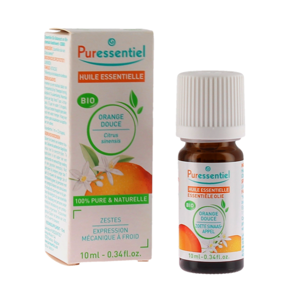 Huile essentielle orange douce bio Puressentiel - flacon de 10ml