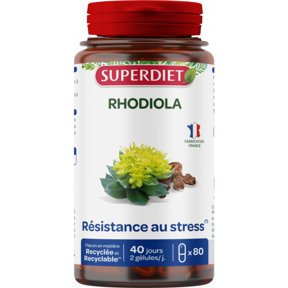 Rhodiola Superdiet - pot de 80 gélules