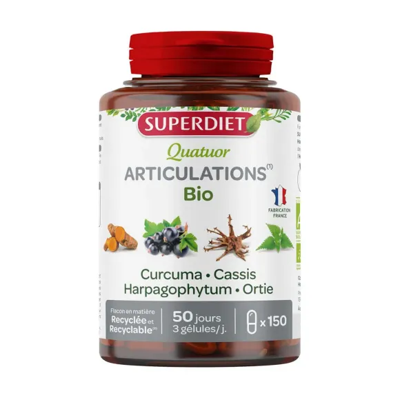 Quatuor bio articulation Super Diet - pot de 150 gélules
