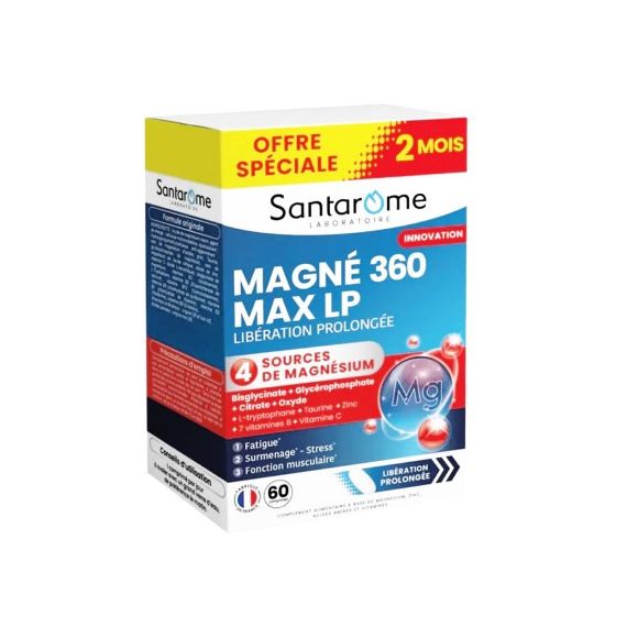 Magné 360 max LP Santarome - boite de 60 comprimés