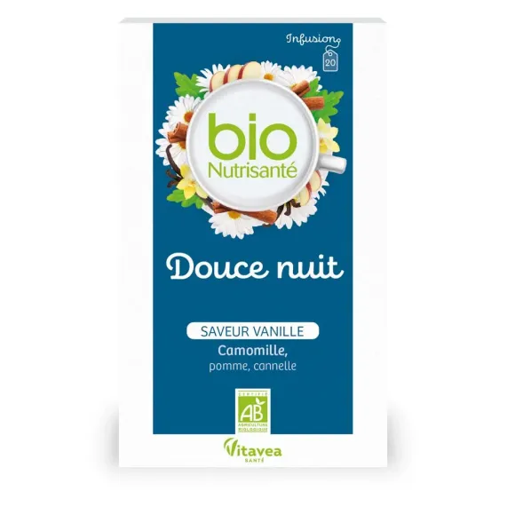 Infusion douce nuit Nutrisanté - boite de 20 sachets