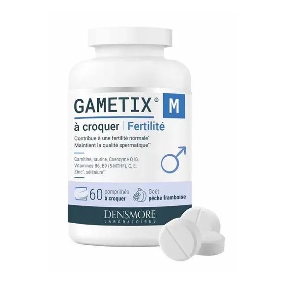 Gametix M fertilité Densmore - pot de 60 comprimés à croquer
