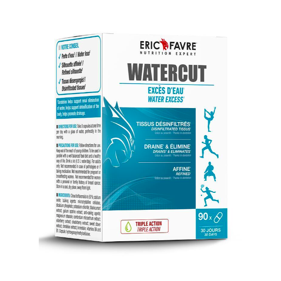 Water Cut excès d'eau Eric Favre - boîte de 90 gélules