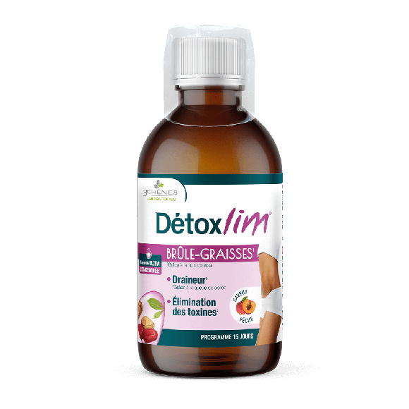 Détoxlim Brûle-graisses 3 Chênes - flacon de 500ml
