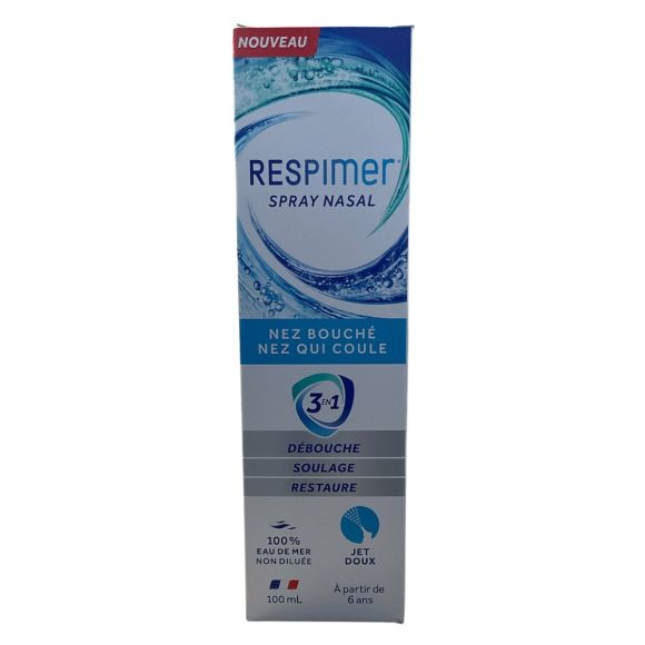 Spray nasal nez bouché nez qui coule Respimer - spray de 100ml