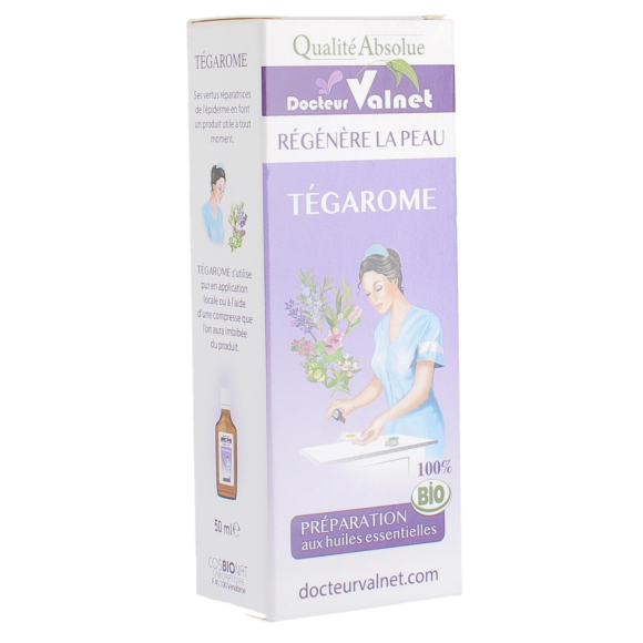 Tégarome régénérateur de peau bio Dr Valnet - flacon de 50ml