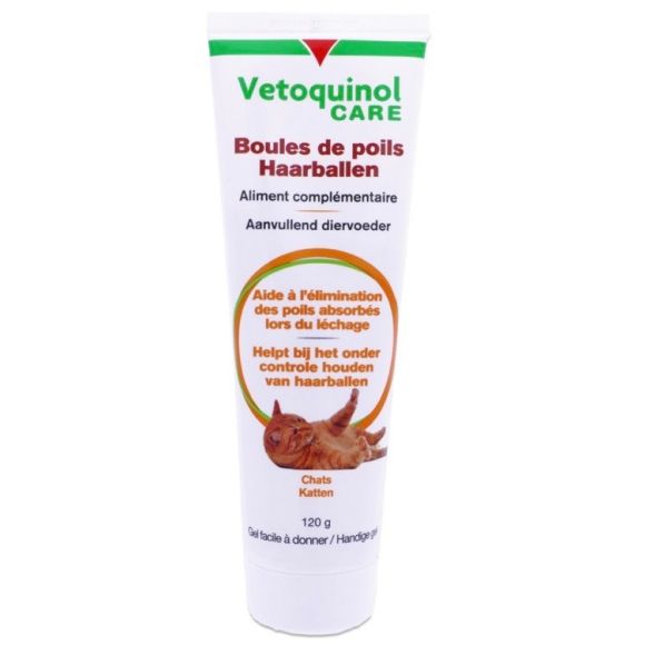 Boules de poils Vetoquinol - tube de 120g