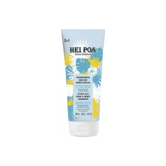 Shampooing douche après-soleil 3en1 Hei Poa - tube de 200ml