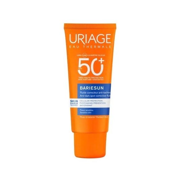 Bariésun fluide correcteur anti-taches SPF50+ Uriage - tube de 40ml