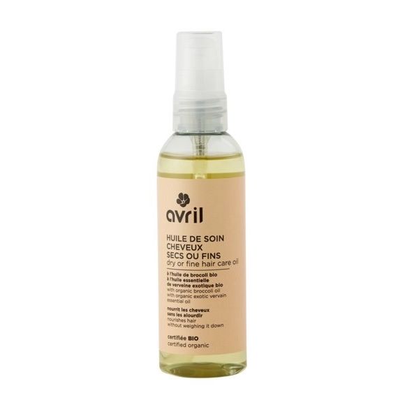 Huile de soin cheveux secs ou fins bio Avril - spray de 100ml