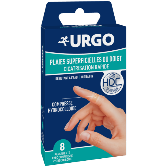 Pansements doigts Cicatrisation rapide Urgo - boîte de 8 pansements