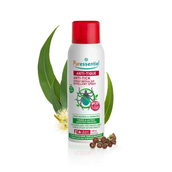 Anti-tique spray répulsif Puressentiel - spray de 100ml