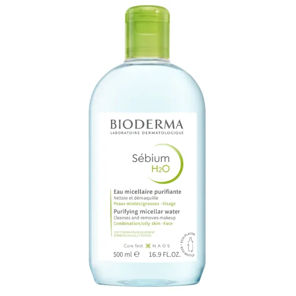 Sébium H2O Eau micellaire purifiante Bioderma - flacon de 500 ml