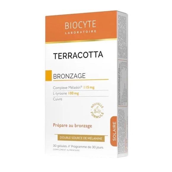 Terracotta bronzage Biocyte - boîte de 30 gélules