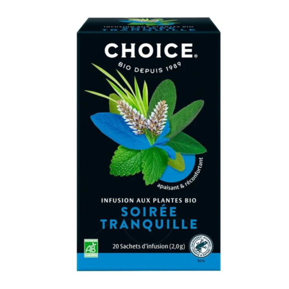 Infusion aux plantes bio soirée tranquille Yogi Tea - boite de 17 sachets 