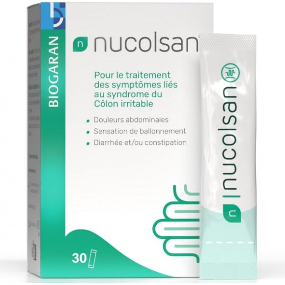 Nucolsan syndrome du côlon irritable Biogaran - boîte de 30 sachets