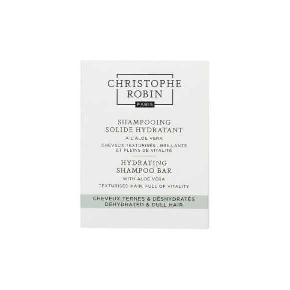 Shampooing solide hydratant aloe vera Christophe Robin - pain de 100g