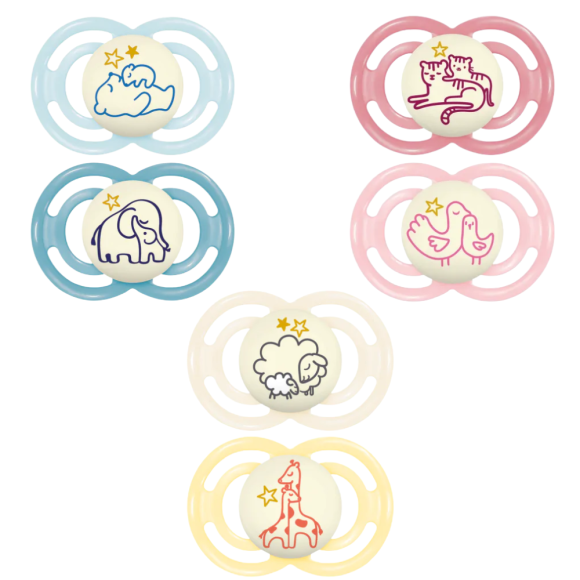 Sucette Perfect nuit 6+ mois Mam - boite de 2 sucettes