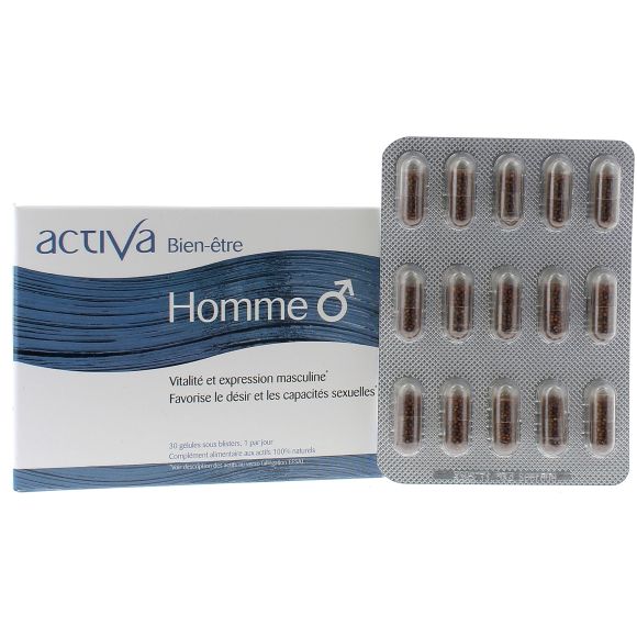 Activa bien-être Homme - boîte de 30 gélules