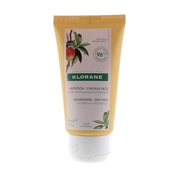 Après-shampoing cheveux secs à la mangue Klorane - tube de 50 ml