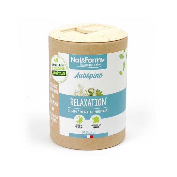 Aubépine Ecoresponsable Nat&Form - boite de 60 gélules