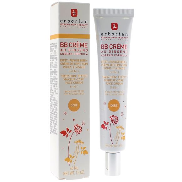BB crème au ginseng teinte doré  Erborian - tube de 45 ml