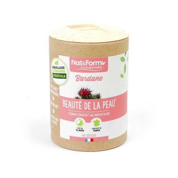 Bardane Ecoresponsable Nat&form - boite de 60 gélules