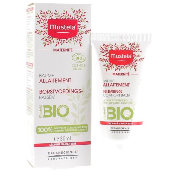 Baume Allaitement Bio Mustela - Tube de 30 ml