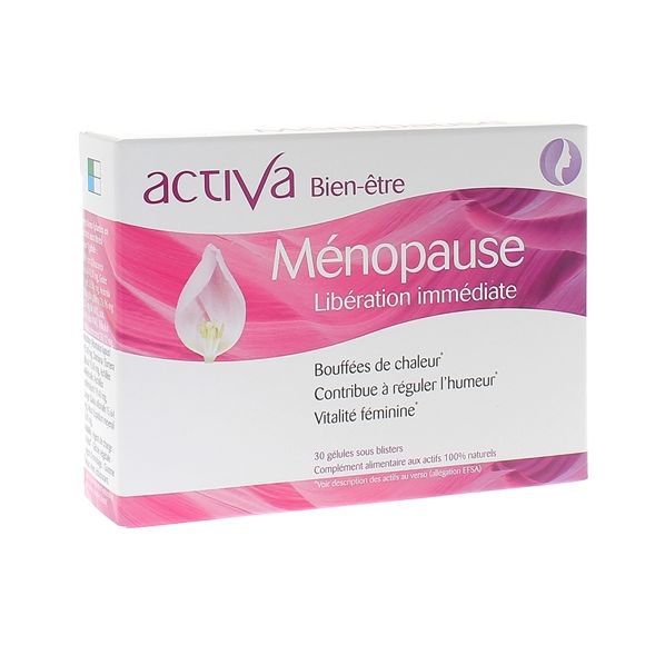 Bien-être ménopause Activa - boîte de 30 gélules