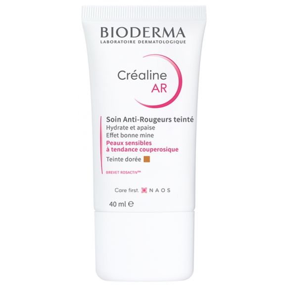 Créaline AR soin Anti-Rougeurs teinté Bioderma - tube de 40 ml