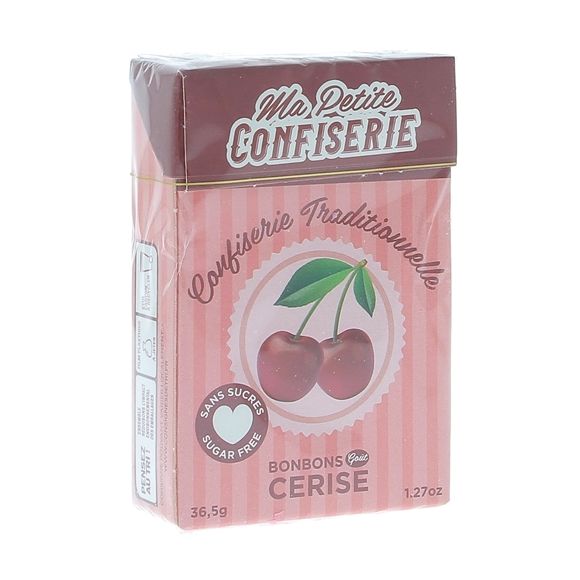 Bonbons à la cerise sans sucre Ma petite confiserie - boite de 36,5g