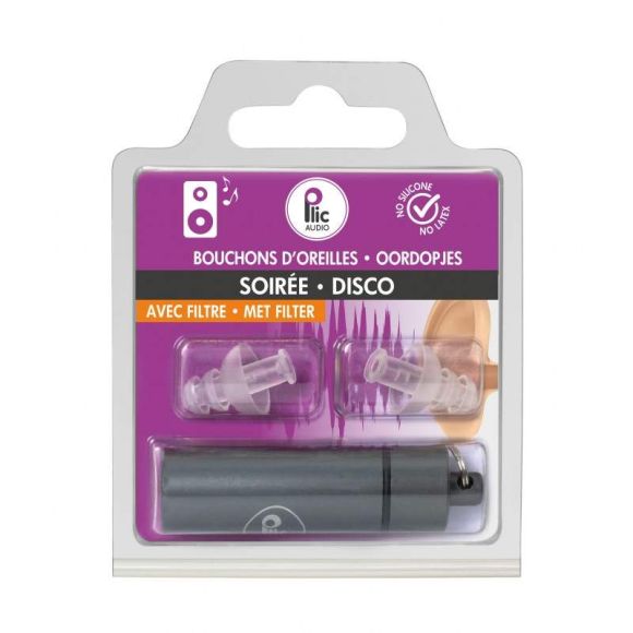 Bouchons d'oreilles Soirée (concert) Plic audio - 1 paire