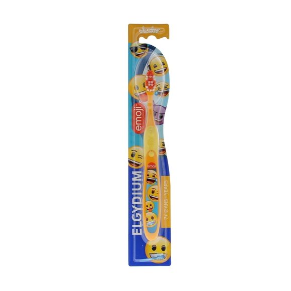 Brosse à dents 7-12 ans Elgydium junior emoji - 1 brosse à dents