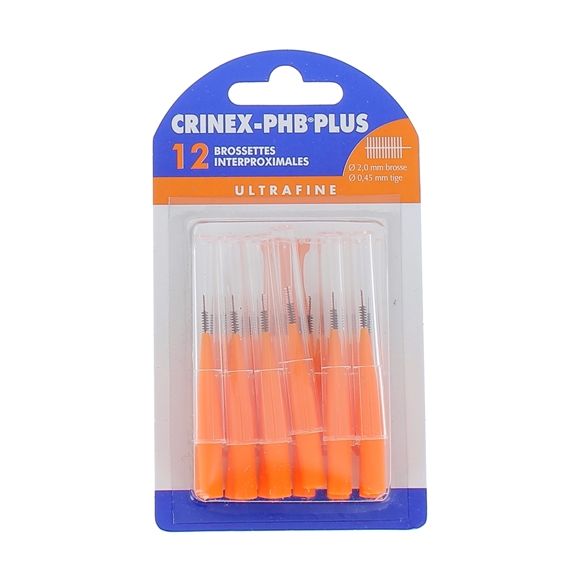 Brossettes interdentaires ultrafine phb plus Crinex - 12 brossettes