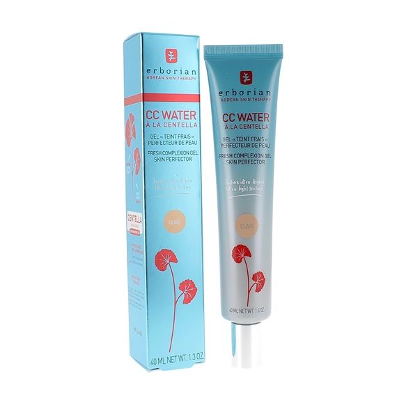 CC Water à la Centella Gel teint frais perfecteur de peau Erborian - tube de 40ml