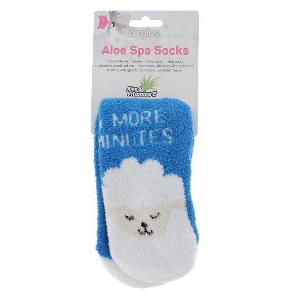 Chaussettes hydratantes aloe spa socks moutons Airplus - une paire