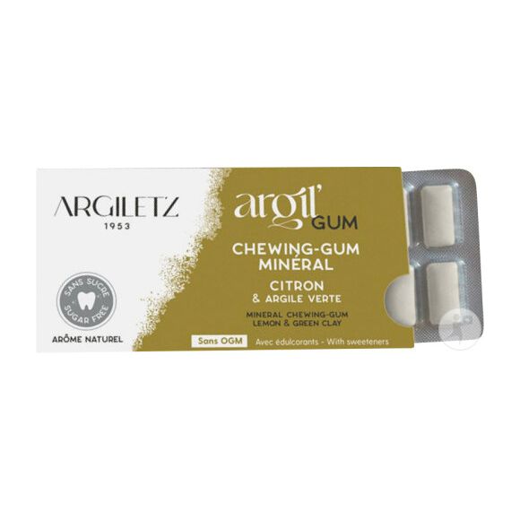 Chewing gum arôme citron Argiletz - 1 étui