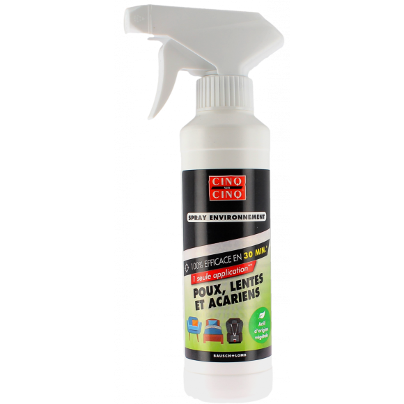 Anti-poux lentes & acariens traitement de l'environnement Cinq sur Cinq - spray de 250ml